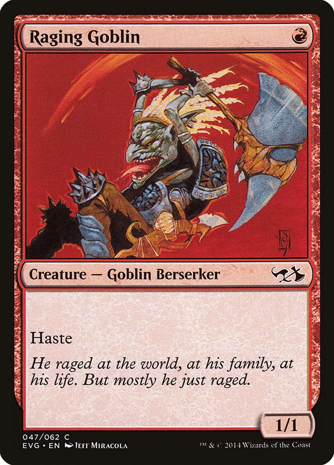 Raging Goblin (Elves vs. Goblins) [Duel Decks Anthology] Magic: The Gathering