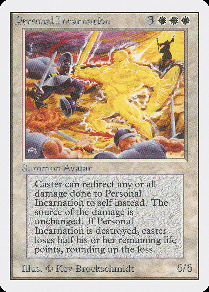 Personal Incarnation [Unlimited Edition] Magic: The Gathering