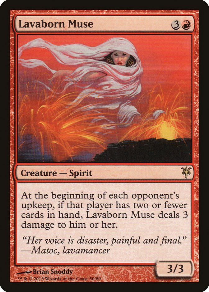 Lavaborn Muse [Duel Decks: Sorin vs. Tibalt] Magic: The Gathering