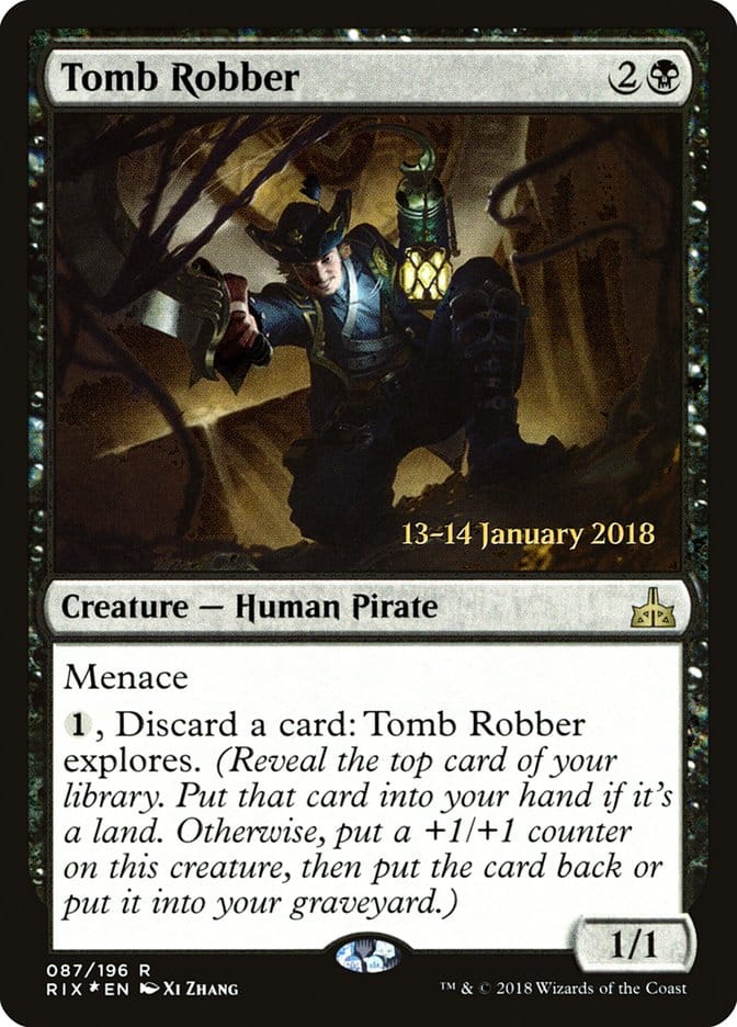 Tomb Robber [Rivals of Ixalan Prerelease Promos] Magic: The Gathering
