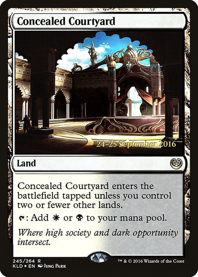 Concealed Courtyard [Kaladesh Prerelease Promos] Magic: The Gathering