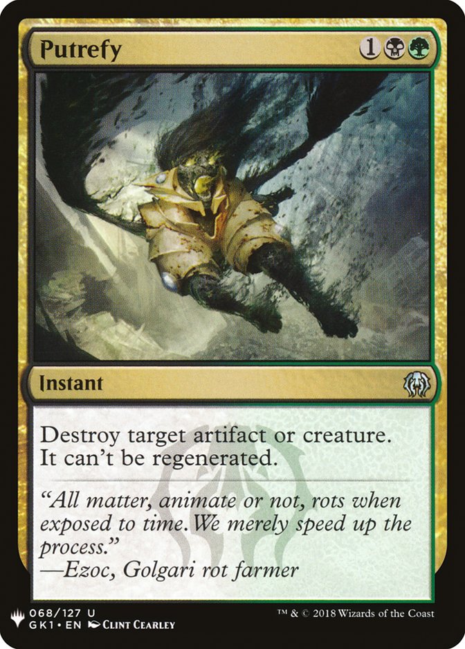 Putrefy [Mystery Booster] Magic: The Gathering