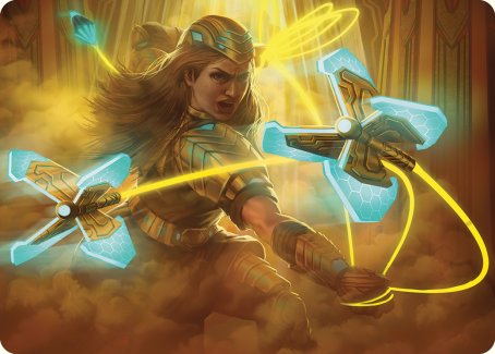 Bladehold War-Whip Art Card [Phyrexia: All Will Be One Art Series] Magic: The Gathering