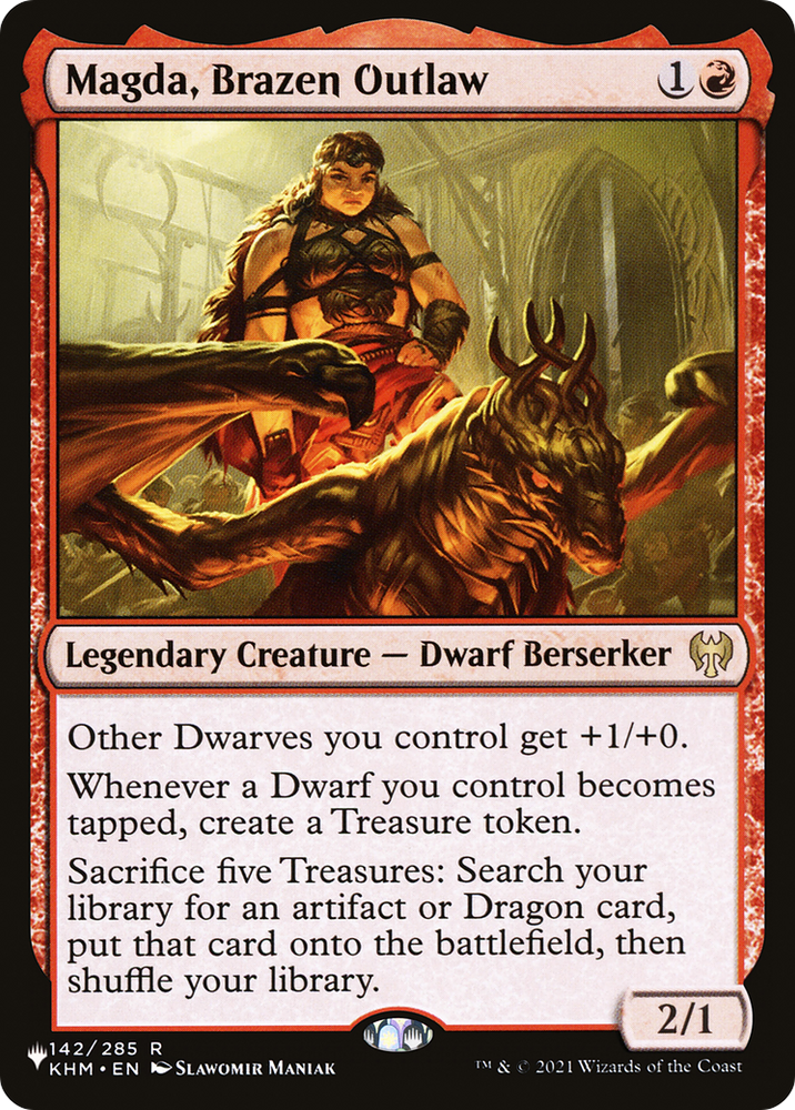 Magda, Brazen Outlaw (KHM) [The List] Magic: The Gathering