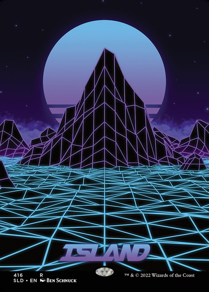 Island (416) [Secret Lair Drop Series] Magic: The Gathering