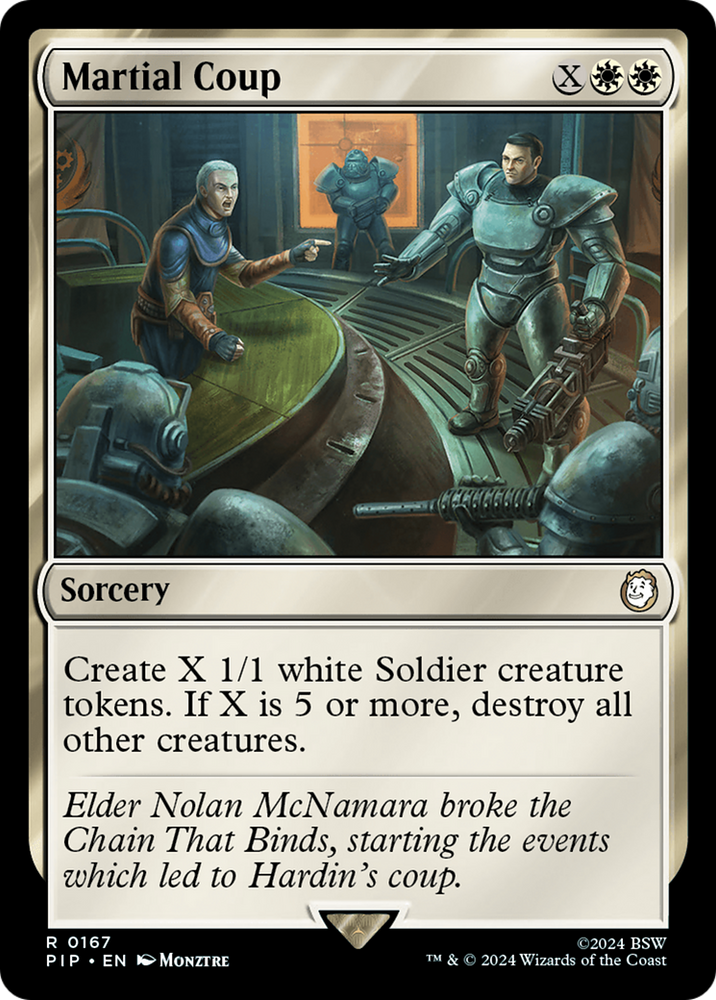 Martial Coup [Fallout] Magic: The Gathering