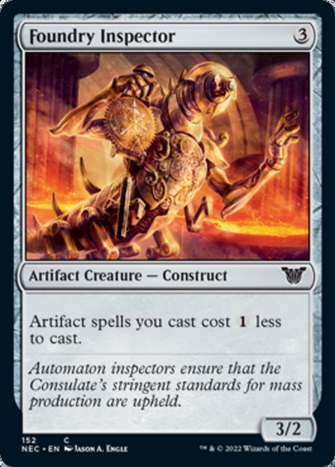 Foundry Inspector [Kamigawa: Neon Dynasty Commander] Magic: The Gathering