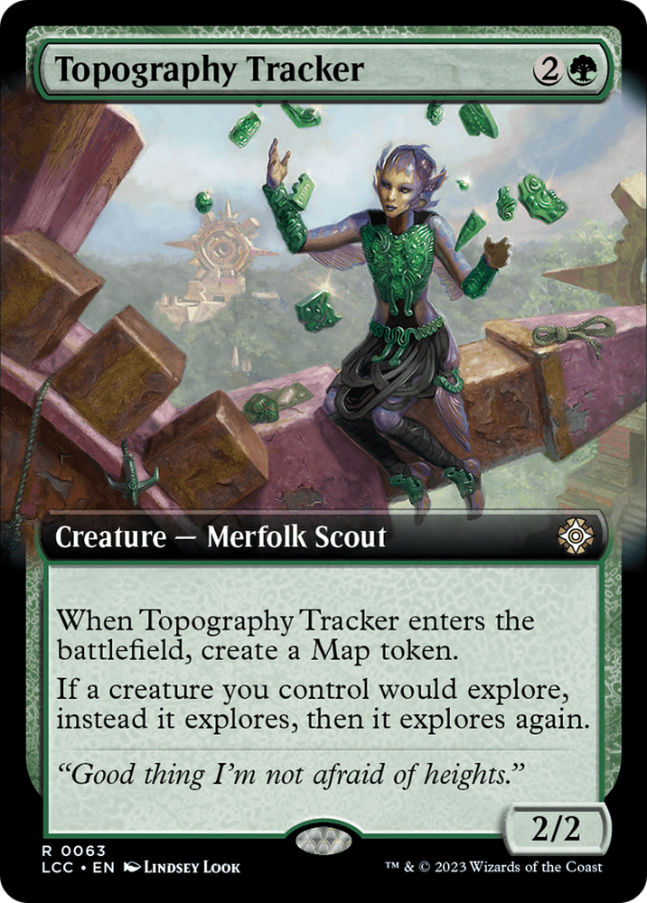 Topography Tracker (Extended Art) [The Lost Caverns of Ixalan Commander] Magic: The Gathering