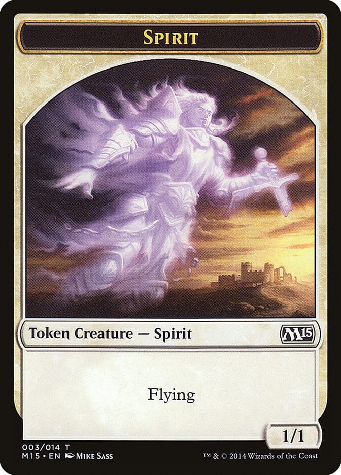 Spirit Token [Magic 2015 Tokens] Magic: The Gathering