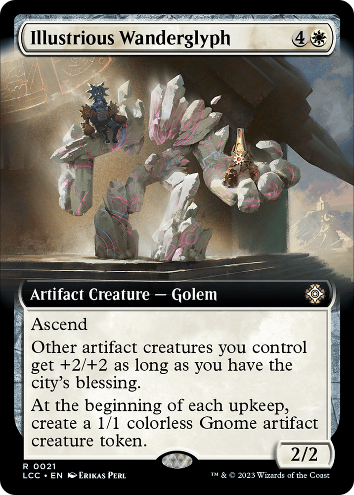 Illustrious Wanderglyph (Extended Art) [The Lost Caverns of Ixalan Commander] Magic: The Gathering