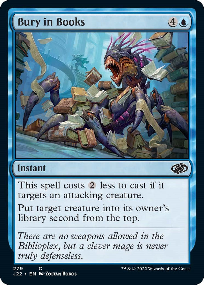 Bury in Books [Jumpstart 2022] Magic: The Gathering