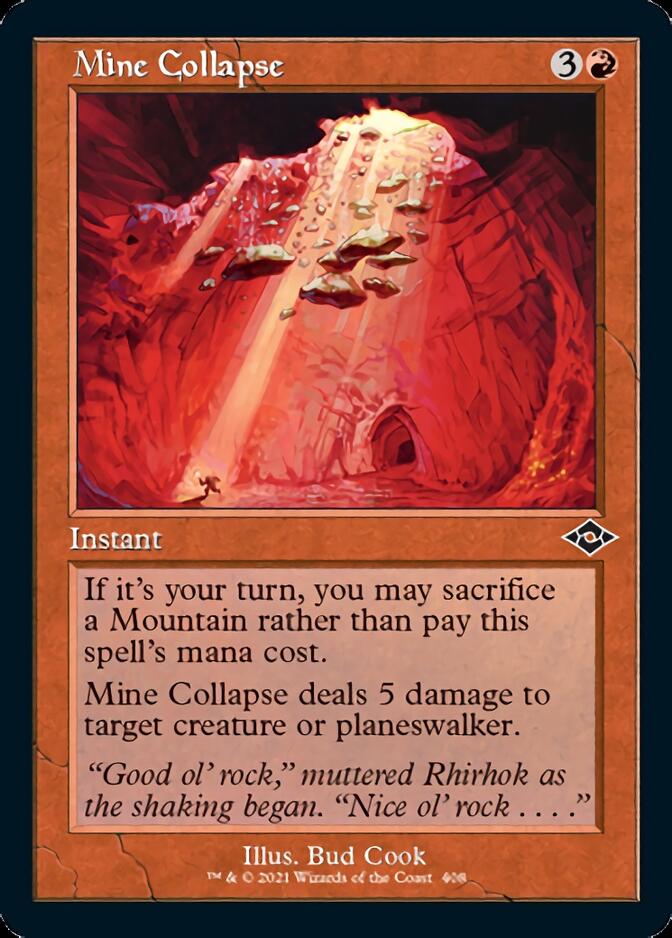 Mine Collapse (Retro Foil Etched) [Modern Horizons 2] Magic: The Gathering