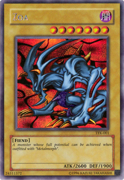 Zoa [TFK-001] Prismatic Secret Rare Yu-Gi-Oh!