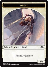 Angel (002) // Elemental (008) Double-Sided Token [Modern Horizons Tokens] Magic: The Gathering