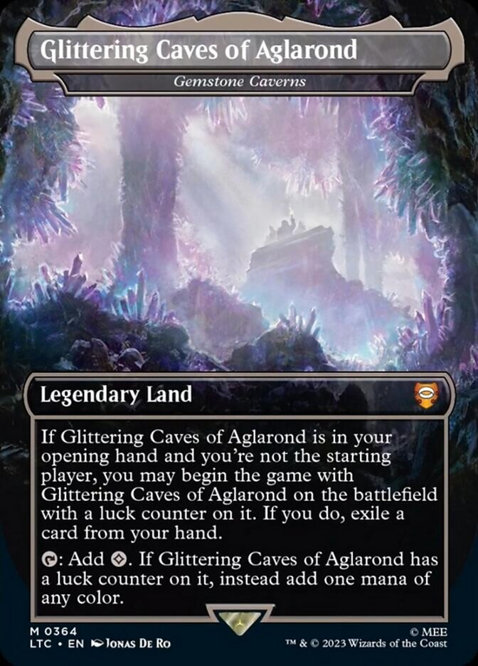 Glittering Caves of Aglarond - Gemstone Caverns [The Lord of the Rings: Tales of Middle-Earth Commander] Magic: The Gathering
