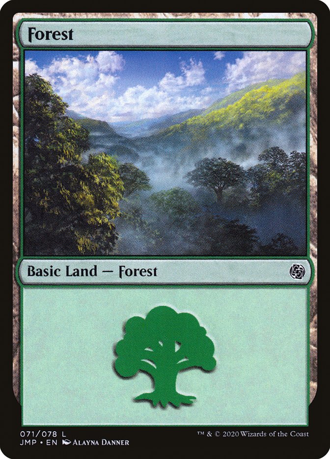 Forest (71) [Jumpstart] Magic: The Gathering