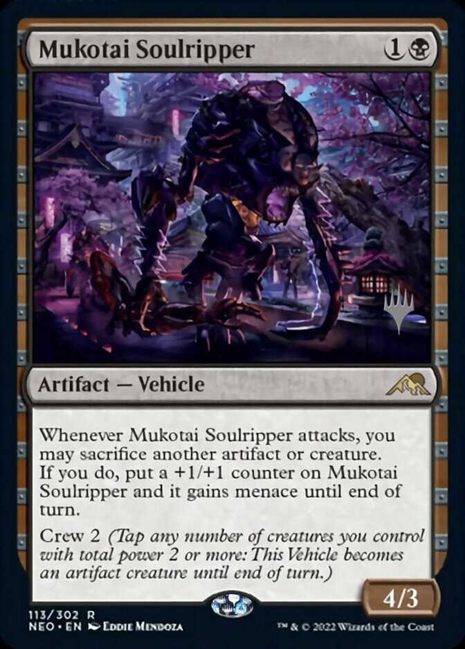 Mukotai Soulripper (Promo Pack) [Kamigawa: Neon Dynasty Promos] Magic: The Gathering