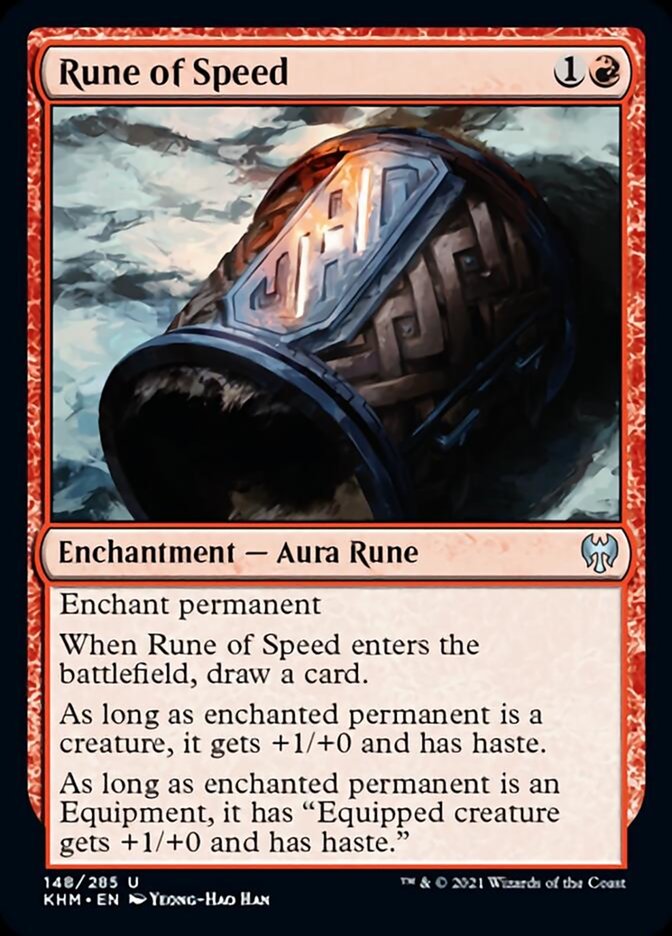 Rune of Speed [Kaldheim] Magic: The Gathering