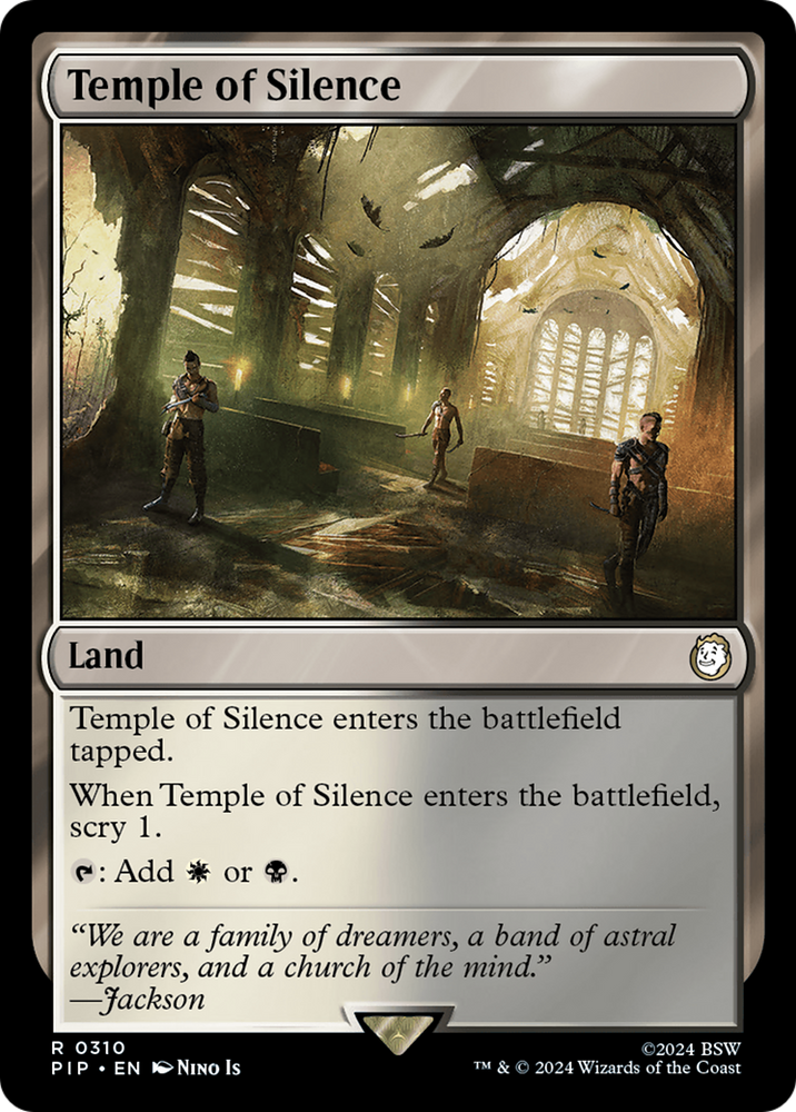 Temple of Silence [Fallout] Magic: The Gathering
