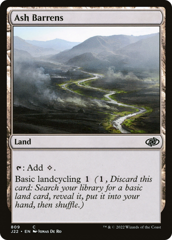 Ash Barrens [Jumpstart 2022] Magic: The Gathering