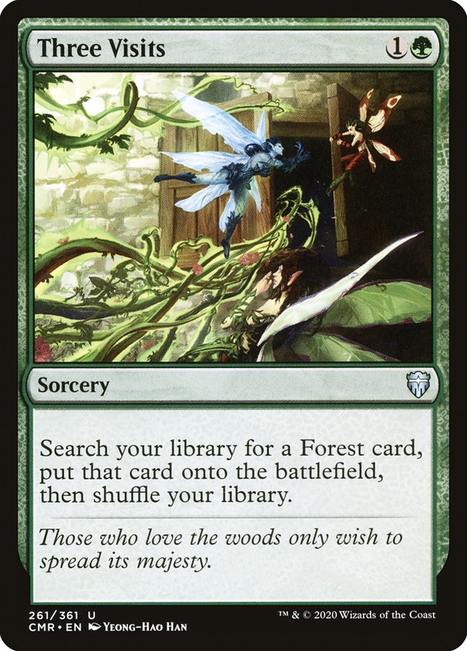 Three Visits [Commander Legends] Magic: The Gathering