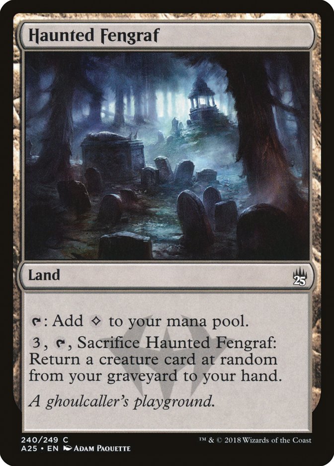 Haunted Fengraf [Masters 25] Magic: The Gathering