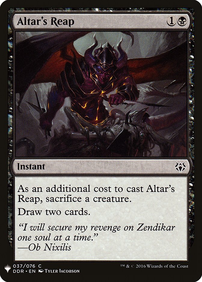 Altar's Reap [Mystery Booster] Magic: The Gathering