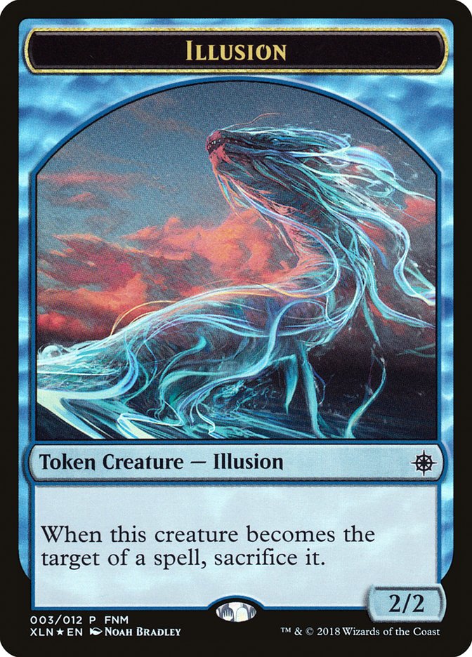 Illusion // Saproling Double-Sided Token [Friday Night Magic 2018] Magic: The Gathering