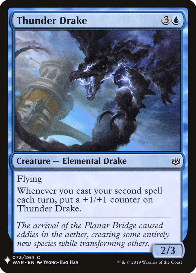 Thunder Drake [Mystery Booster] Magic: The Gathering