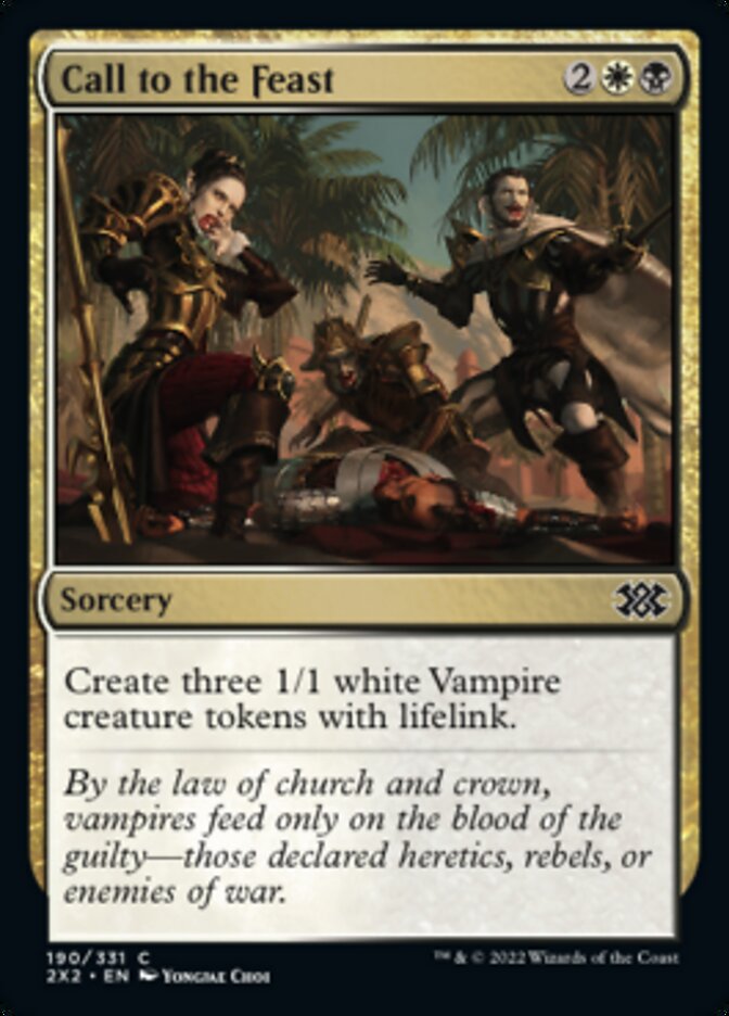 Call to the Feast [Double Masters 2022] Magic: The Gathering