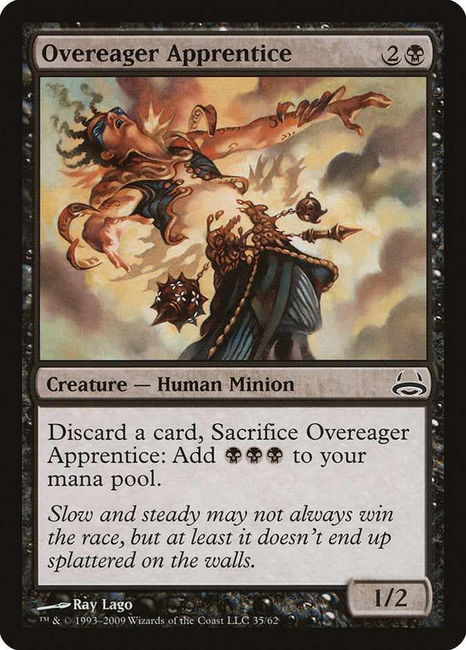 Overeager Apprentice [Duel Decks: Divine vs. Demonic] Magic: The Gathering
