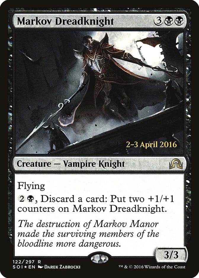 Markov Dreadknight [Shadows over Innistrad Prerelease Promos] Magic: The Gathering