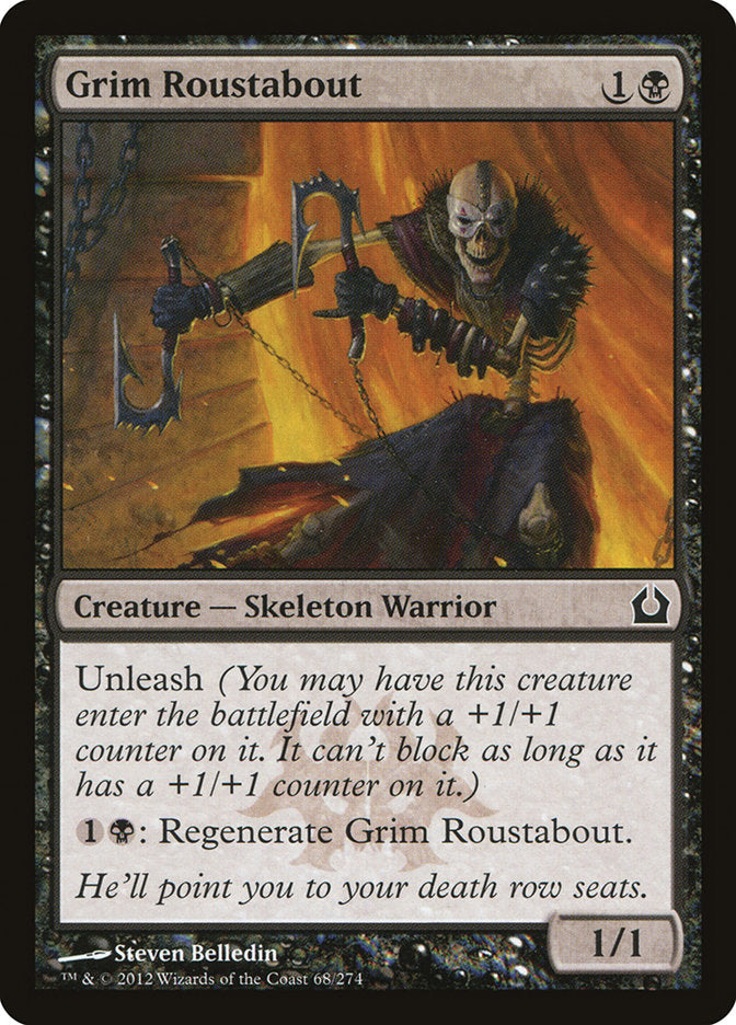 Grim Roustabout [Return to Ravnica] Magic: The Gathering