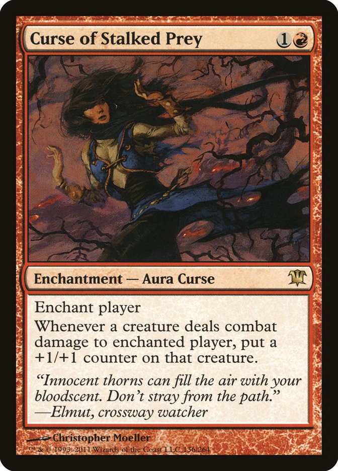Curse of Stalked Prey [Innistrad] Magic: The Gathering