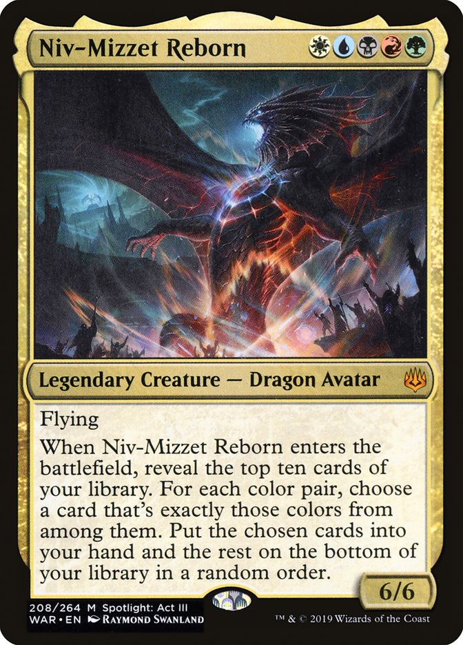 Niv-Mizzet Reborn [War of the Spark] Magic: The Gathering