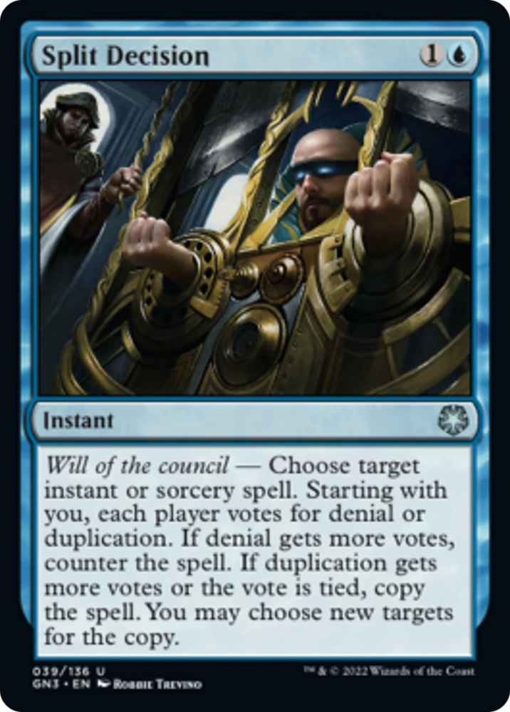 Split Decision [Game Night: Free-for-All] Magic: The Gathering