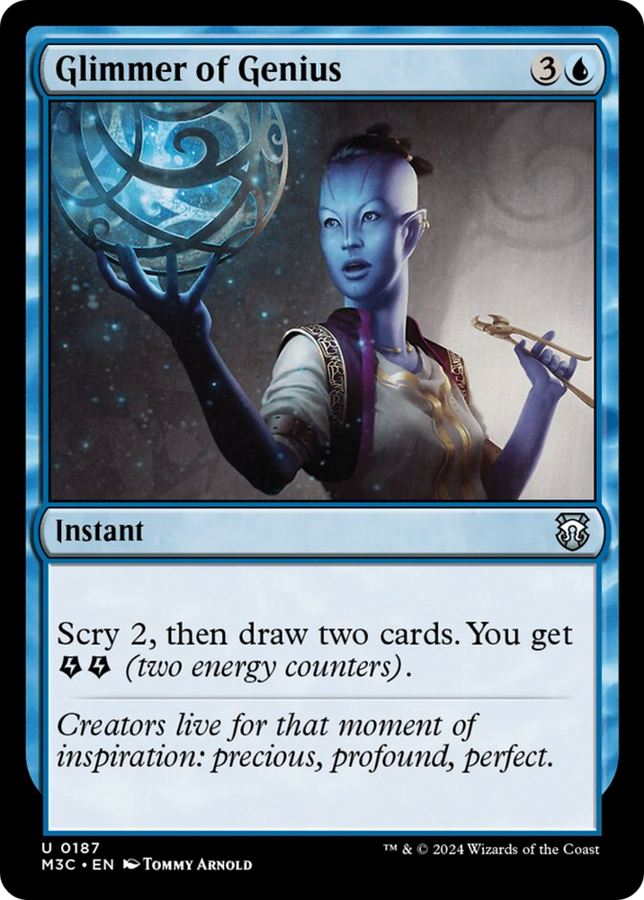 Glimmer of Genius [Modern Horizons 3 Commander] Magic: The Gathering