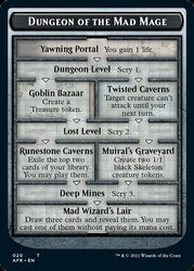 Dungeon of the Mad Mage // Goblin Double-Sided Token [Dungeons & Dragons: Adventures in the Forgotten Realms Tokens] Magic: The Gathering