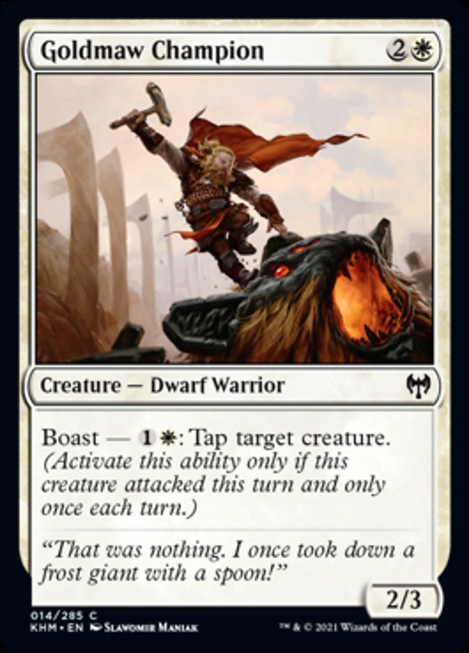 Goldmaw Champion [Kaldheim] Magic: The Gathering
