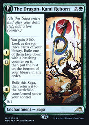 The Dragon-Kami Reborn // Dragon-Kami's Egg [Kamigawa: Neon Dynasty Prerelease Promos] Magic: The Gathering