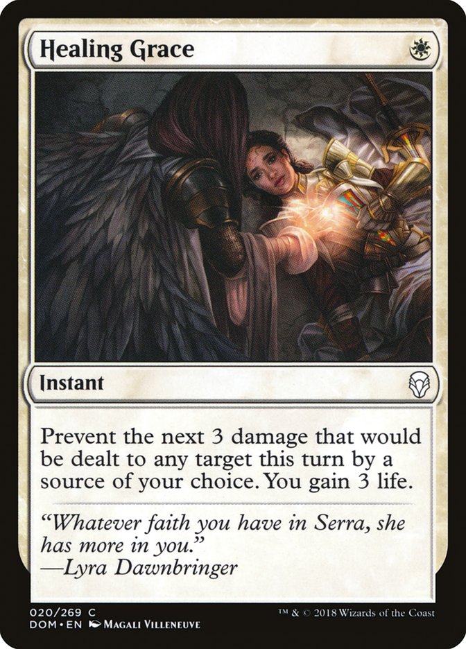 Healing Grace [Dominaria] Magic: The Gathering