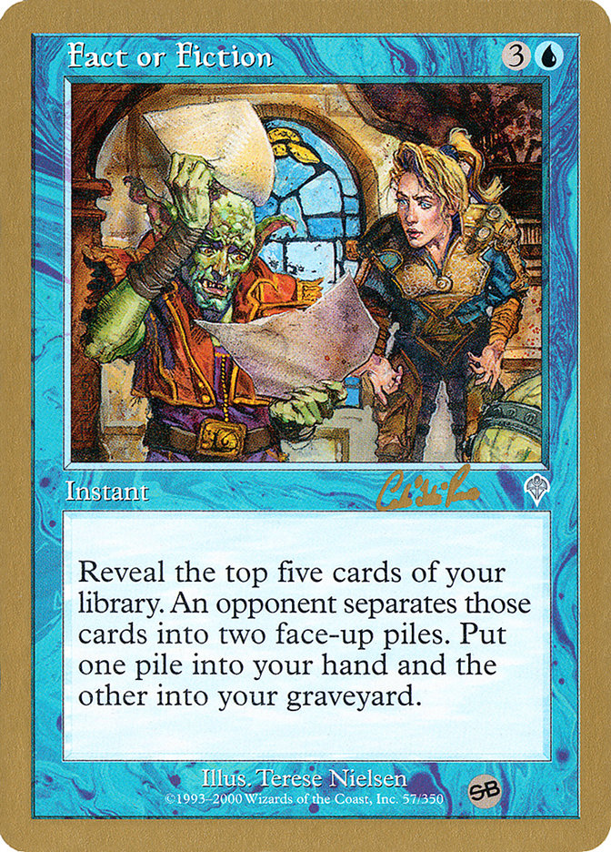 Fact or Fiction (Carlos Romao) (SB) [World Championship Decks 2002] Magic: The Gathering