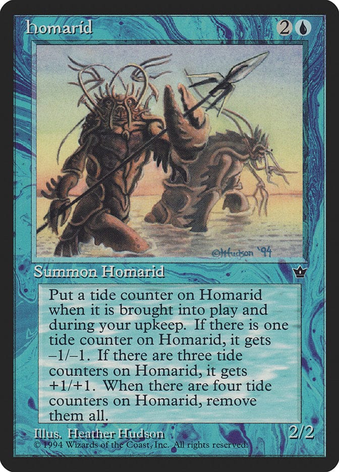 Homarid (Heather Hudson) [Fallen Empires] Magic: The Gathering
