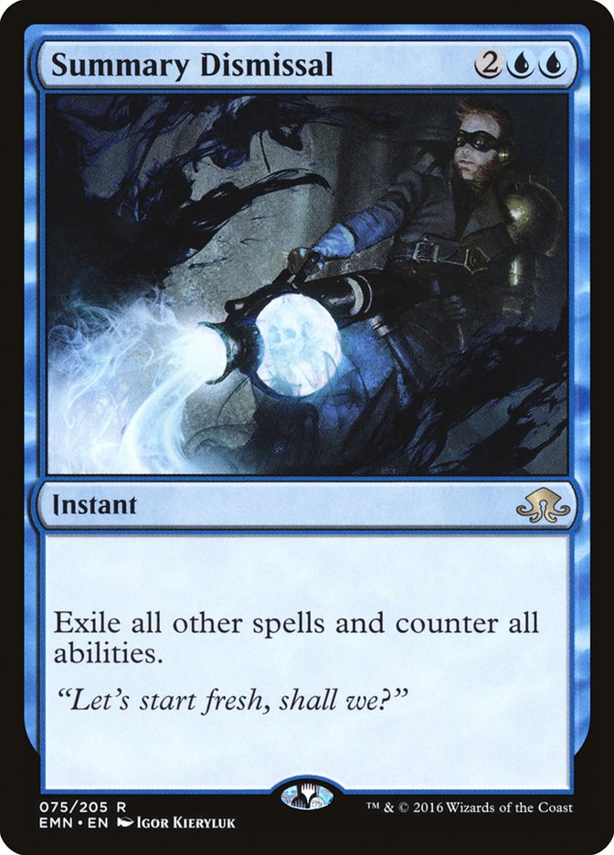 Summary Dismissal [Eldritch Moon] Magic: The Gathering