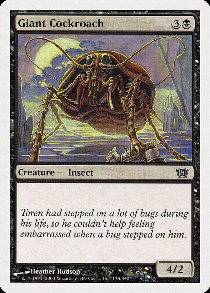 Giant Cockroach [Eighth Edition] Magic: The Gathering
