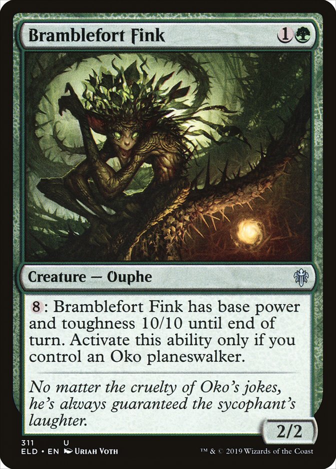 Bramblefort Fink [Throne of Eldraine] Magic: The Gathering