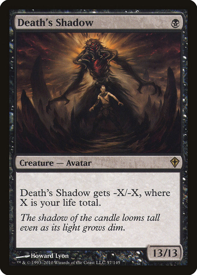 Death's Shadow [Worldwake] Magic: The Gathering