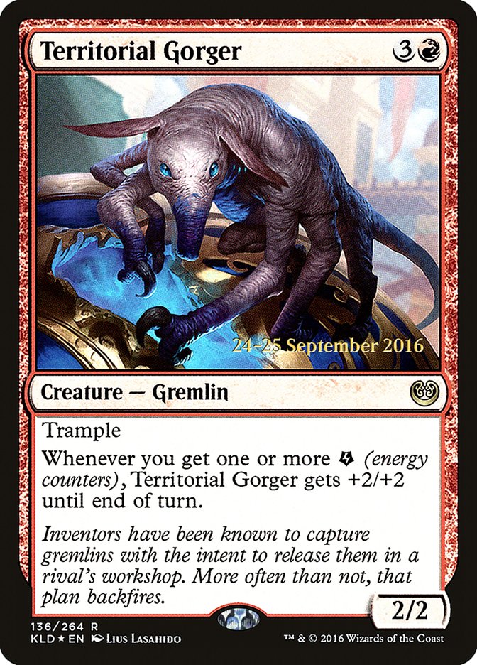 Territorial Gorger [Kaladesh Prerelease Promos] Magic: The Gathering