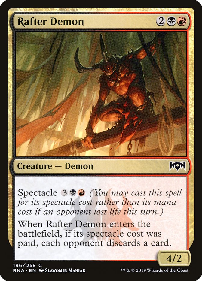 Rafter Demon [Ravnica Allegiance] Magic: The Gathering
