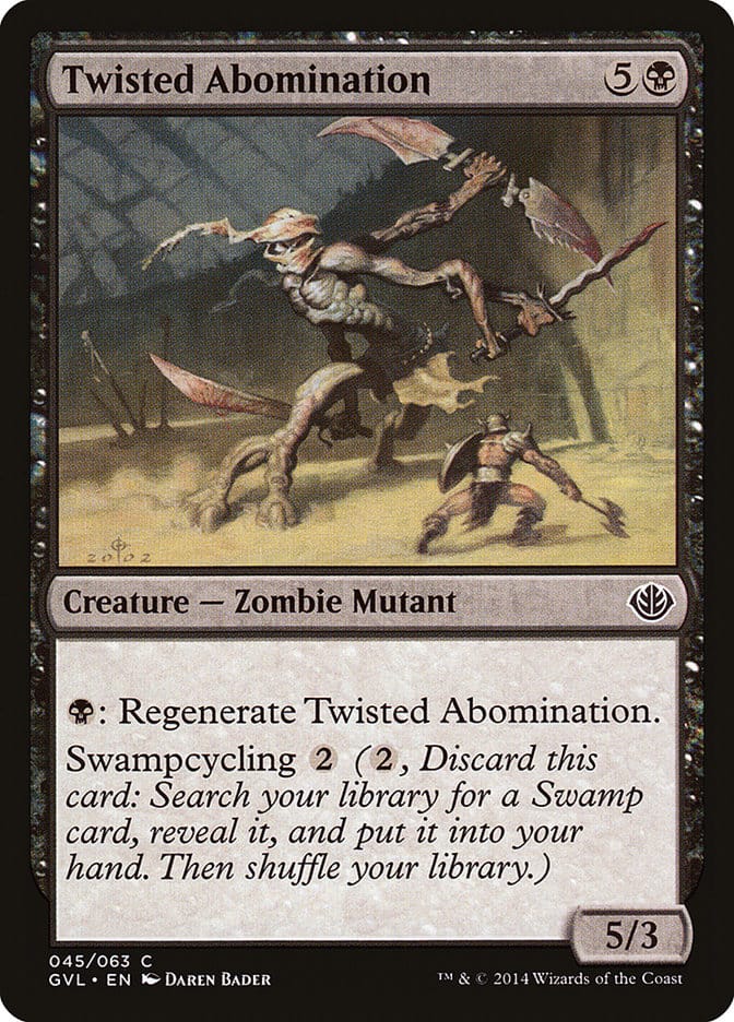 Twisted Abomination (Garruk vs. Liliana) [Duel Decks Anthology] Magic: The Gathering